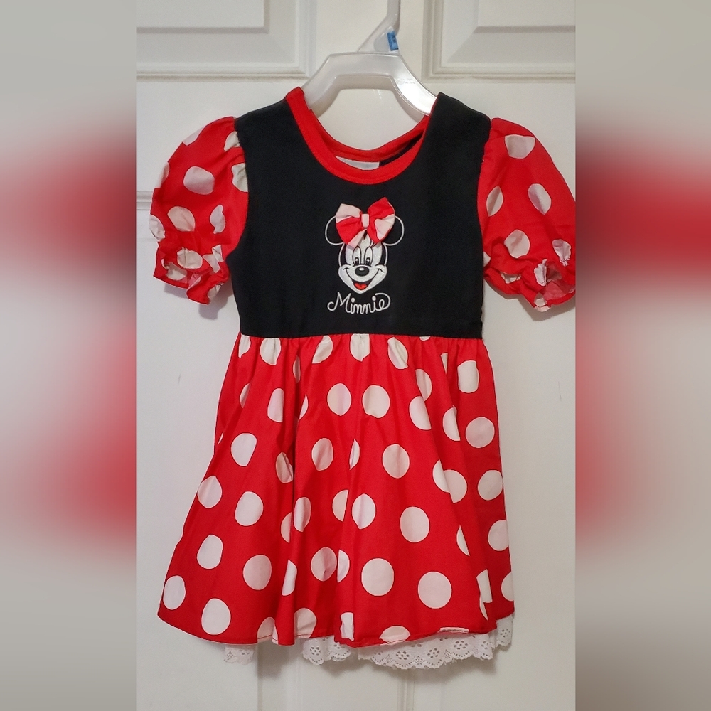 Disney Red and White Polka Dot Minnie Dress